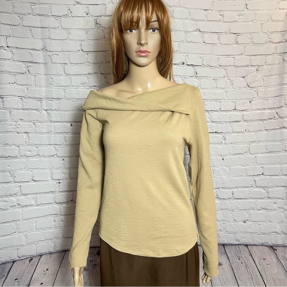 Free People NWT New $68 Free People Addie Layering Beige Top Size XL Size XL / US 12-14 / IT 48-50 - 3 Thumbnail