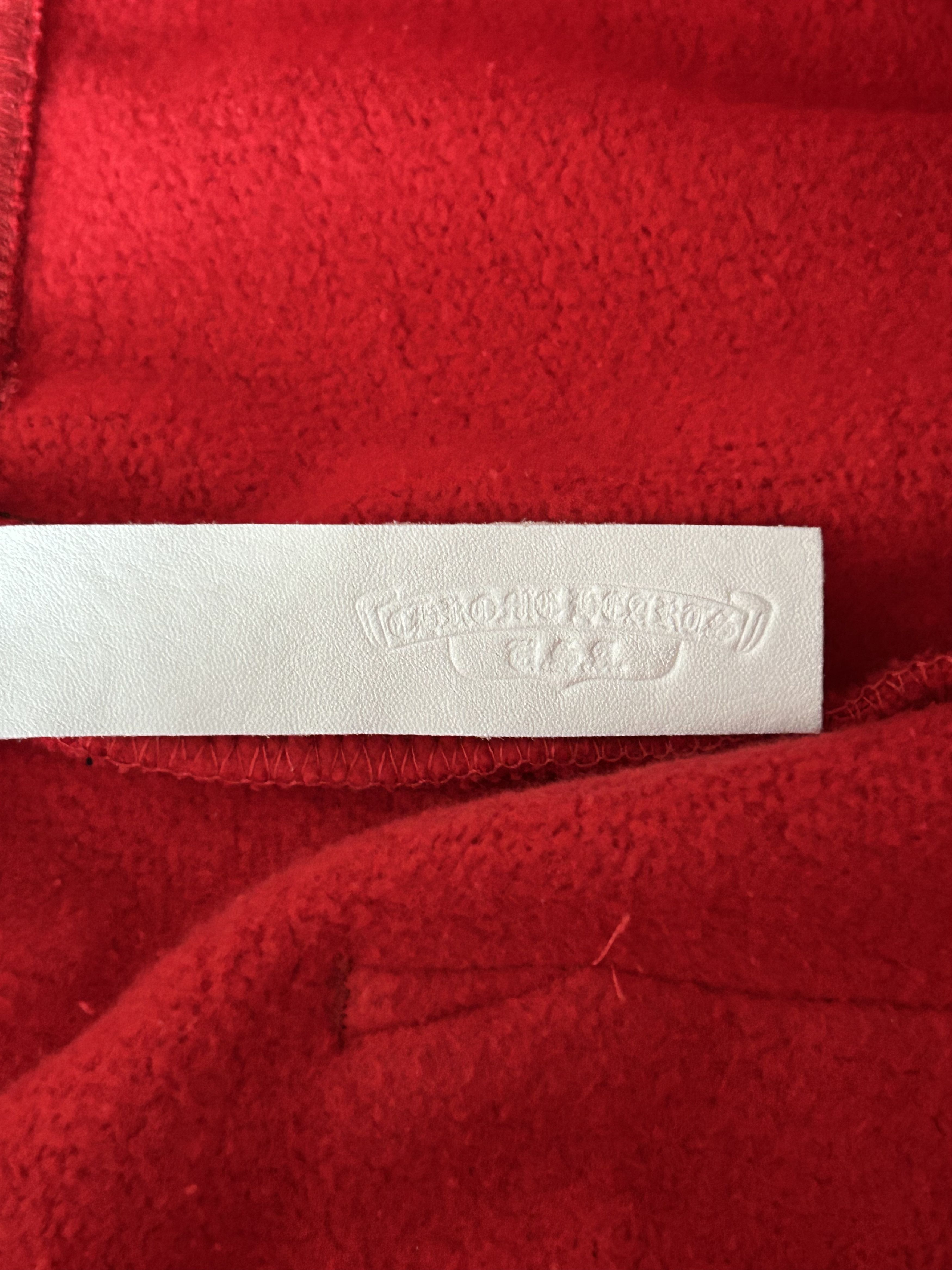 Chrome Hearts Chrome Hearts Red & White Triple Cross Embroidered Shorts Size US 34 / EU 50 - 3 Thumbnail