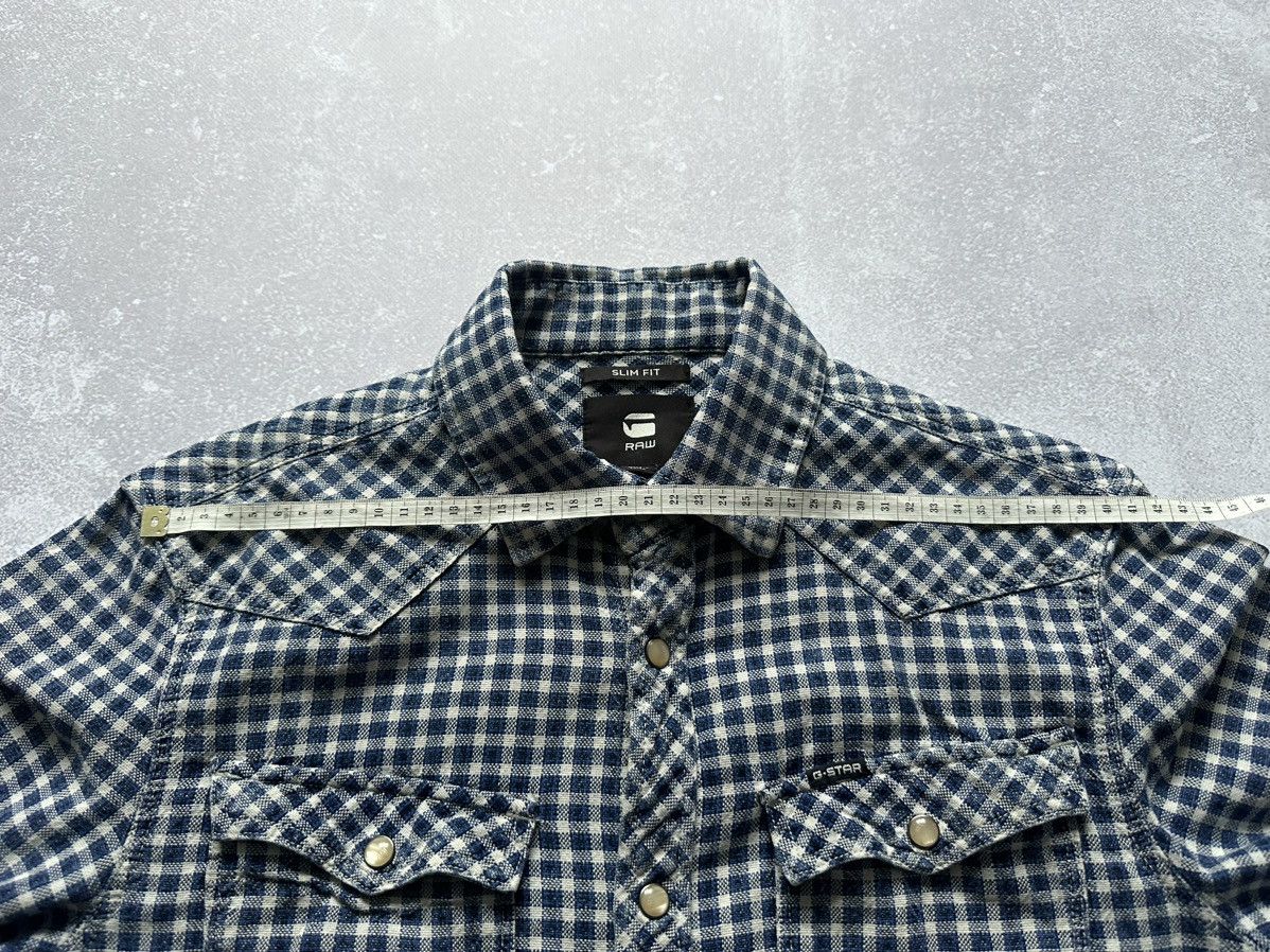 G-Star × Vintage Shirts Button Up G-star RAW size S Blue Size US S / EU 44-46 / 1 - 9 Thumbnail