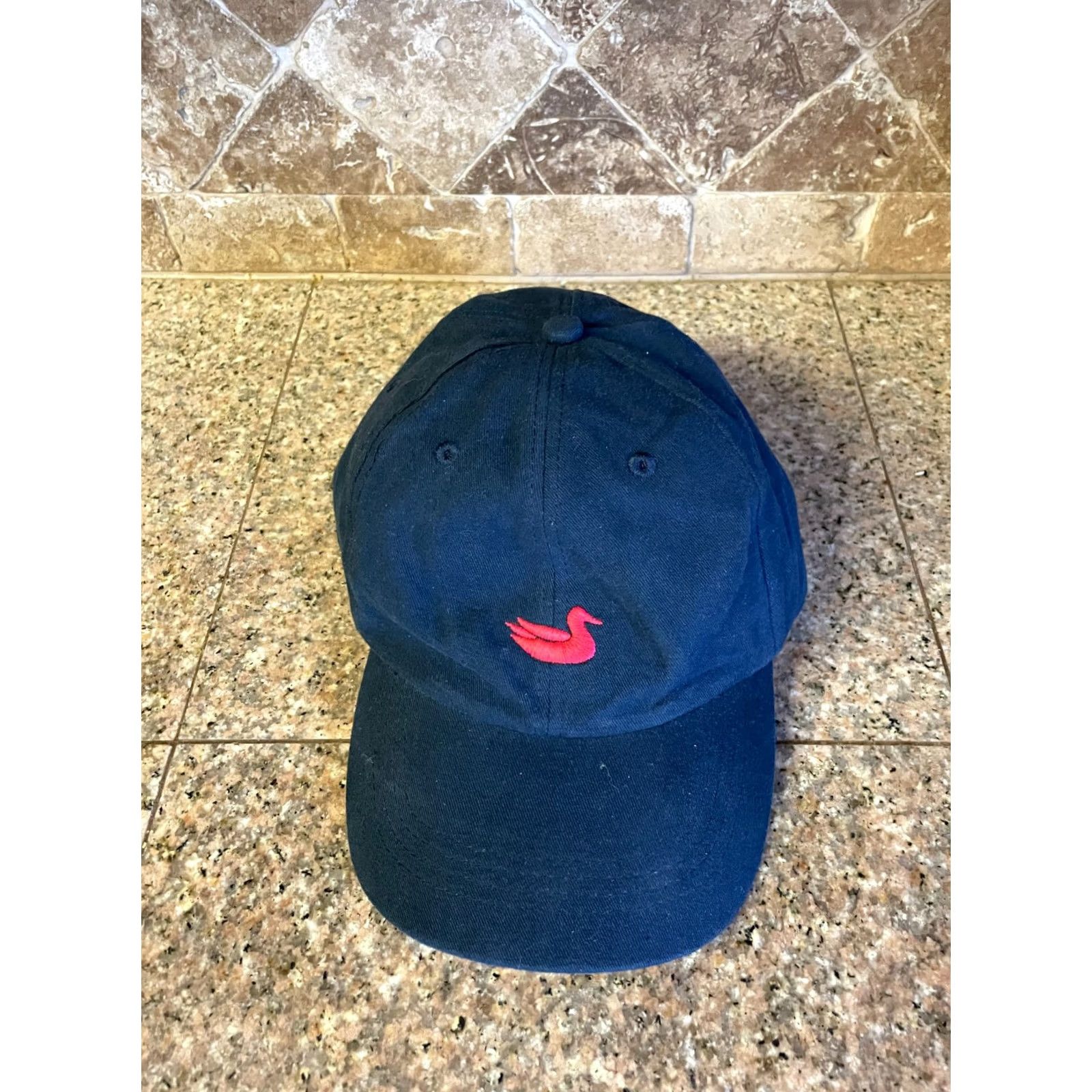 Vintage Southern Marsh Signature Duck Logo Baseball Cap Hat Adjustable Navy Blue Mens Cap Size ONE SIZE - 5 Thumbnail