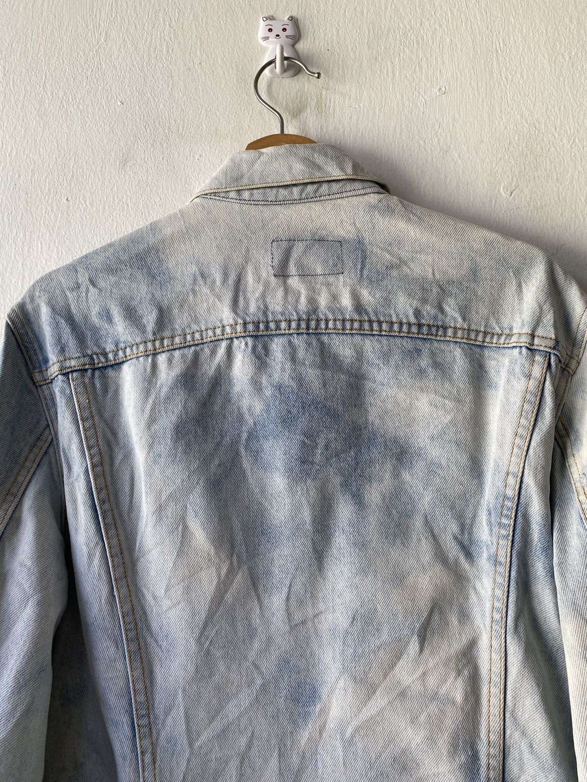 Levi's Vintage 80’s Levis Stonewashed Trucker Denim Jacket Size US M / EU 48-50 / 2 - 10 Thumbnail