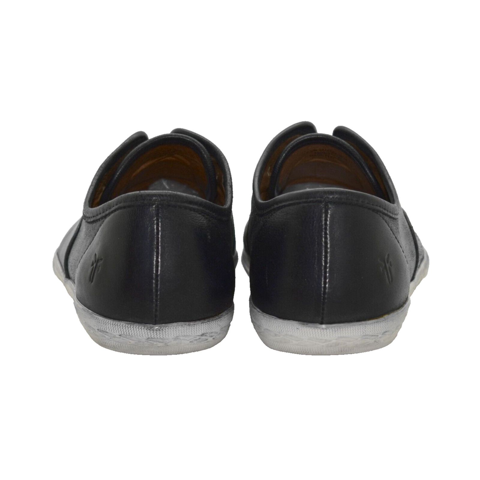 Frye FRYE Mindy Black Leather Slip On Flat Shoes 3472364-BLK 7.5M Size US 7.5 / IT 37.5 - 4 Thumbnail