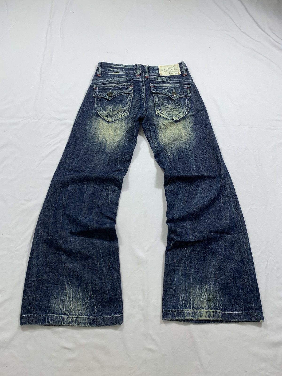 Tornado Mart Sick Lolita Washed Flared Jeans Denim pants Like Tornado Size US 30 / EU 46 - 2 Thumbnail