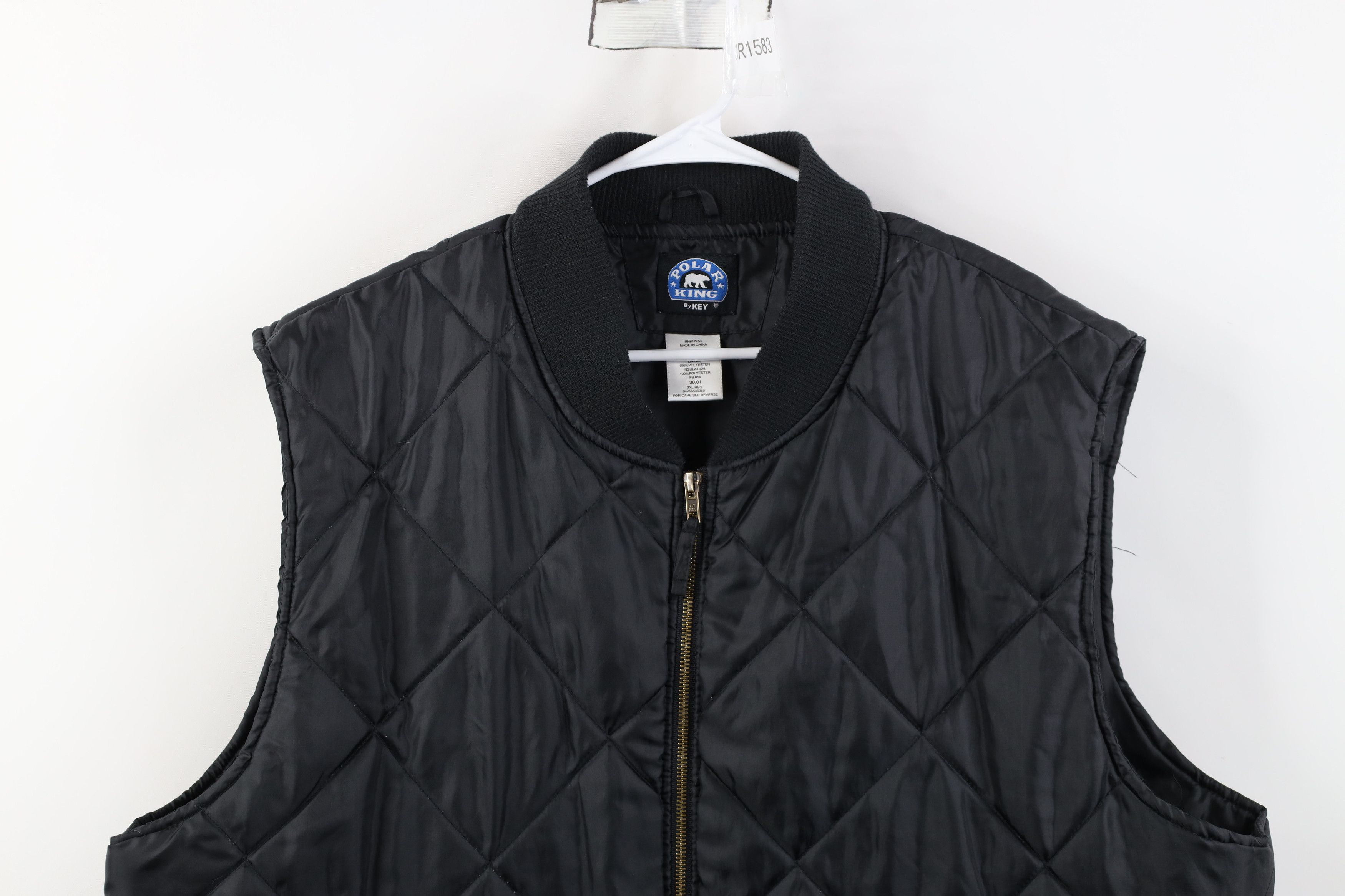 Vintage Vintage 90s Y2K Streetwear Puffer Vest Jacket Black Workwear Size US XXL / EU 58 / 5 - 2 Thumbnail