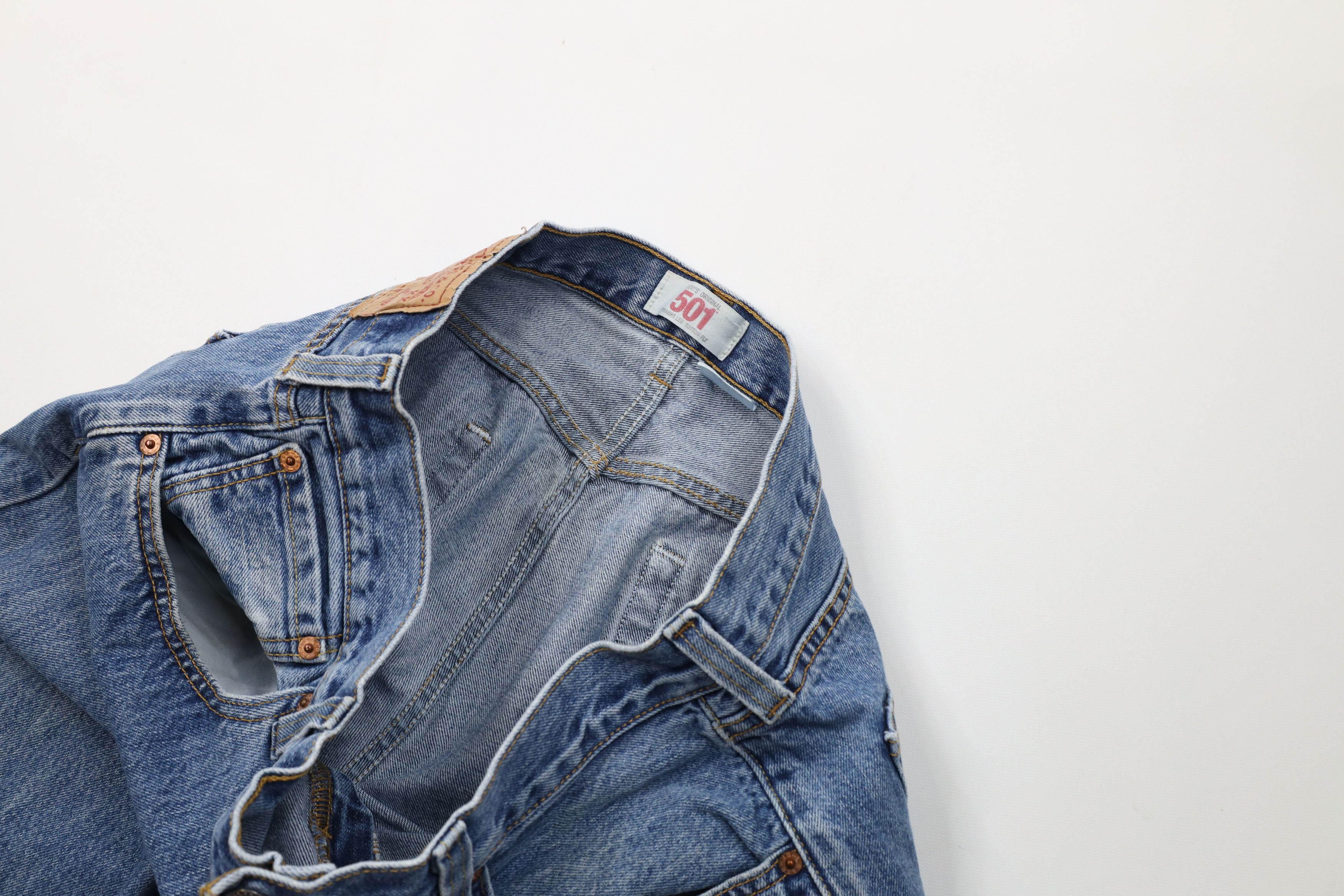 Levi's Vintage Y2K Levis 501xx Fly Original Straight Leg Jeans Size US 36 / EU 52 - 7 Thumbnail