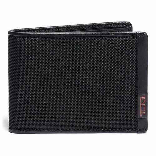 Tumi TUMI Alpha Global Ballistic Hybrid Leather Bi Fold Wallets Size ONE SIZE - 1 Thumbnail