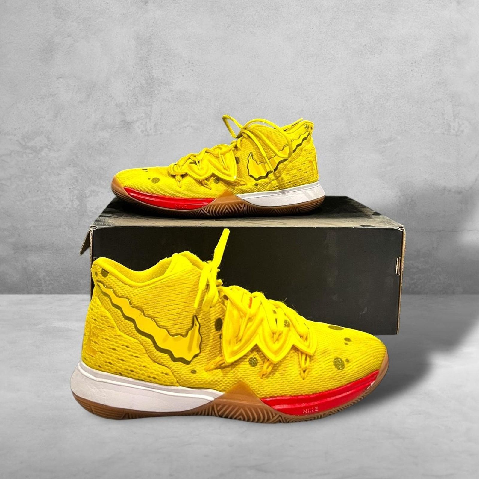 Nike Nike Kyrie 5 Spongebob Squarepants Shoes w/ Cartoon Design Size US 6.5 / EU 39-40 - 2 Thumbnail