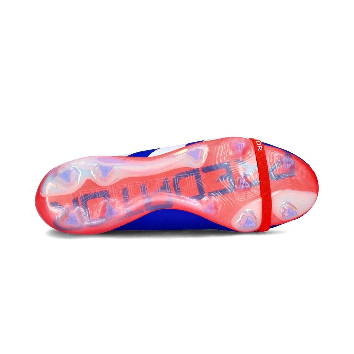 Adidas Adidas Predator 24 FG Elite Tongue Lucid Blue Solar Red Size US 10.5 / EU 43-44 - 6 Thumbnail