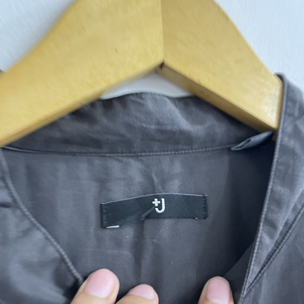 Jil Sander × Uniqlo Uniqlo X Jil Sander Basic Minimalist Stand Collar Shirt Size US XL / EU 56 / 4 - 4 Thumbnail