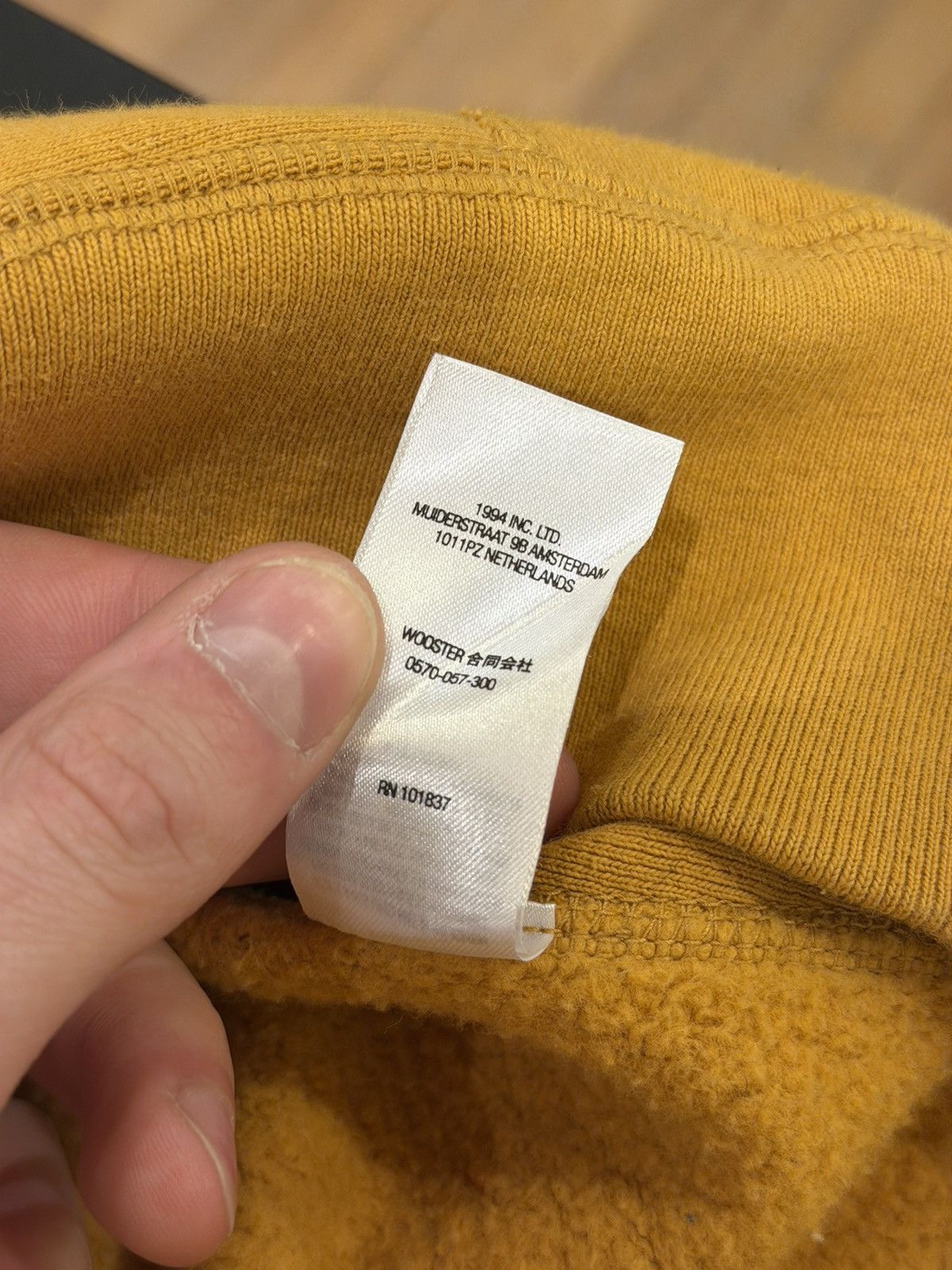 Supreme Supreme Arabic Logo Hoodie - Light Mustard Size US M / EU 48-50 / 2 - 8 Thumbnail