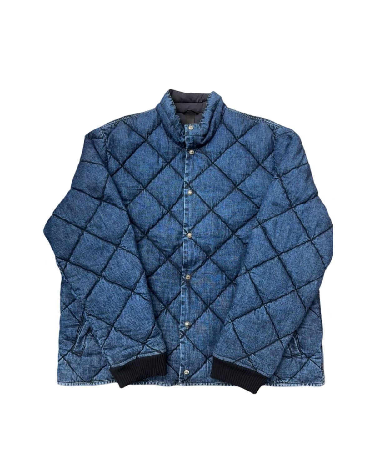 Chrome Hearts Denim puffer lined jacket Size US L / EU 52-54 / 3 - 1 Thumbnail