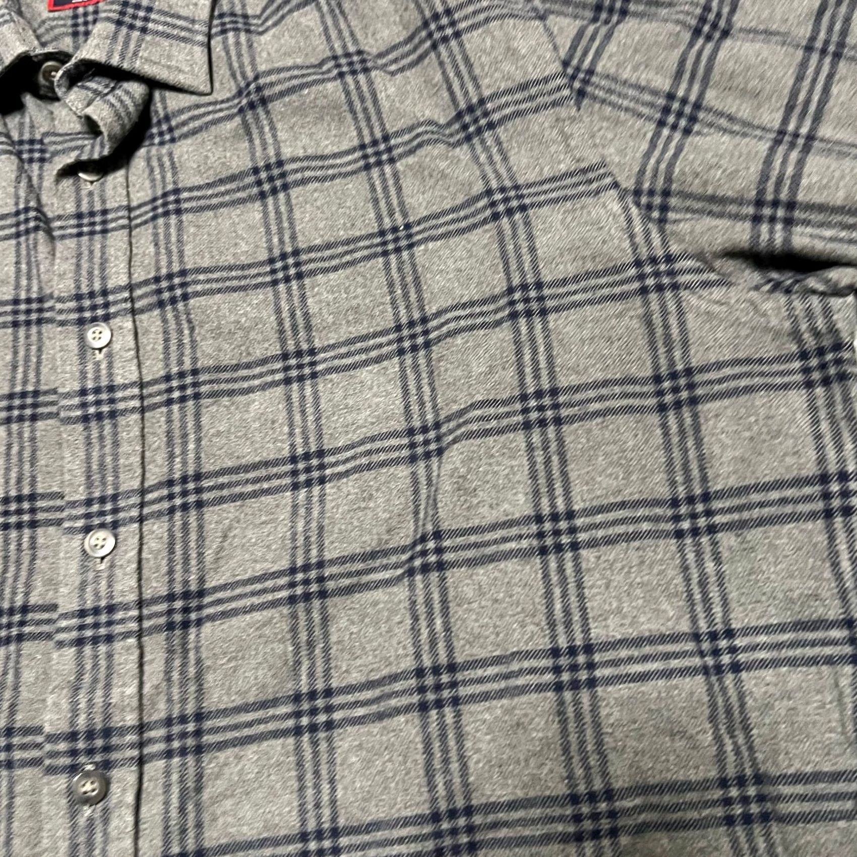UNTUCKit UNTUCKit Flannel Shirt Mens Large Gray Plaid Button Up Long Sleeve Mens L Gray Plaid Shirt Size US L / EU 52-54 / 3 - 2 Thumbnail