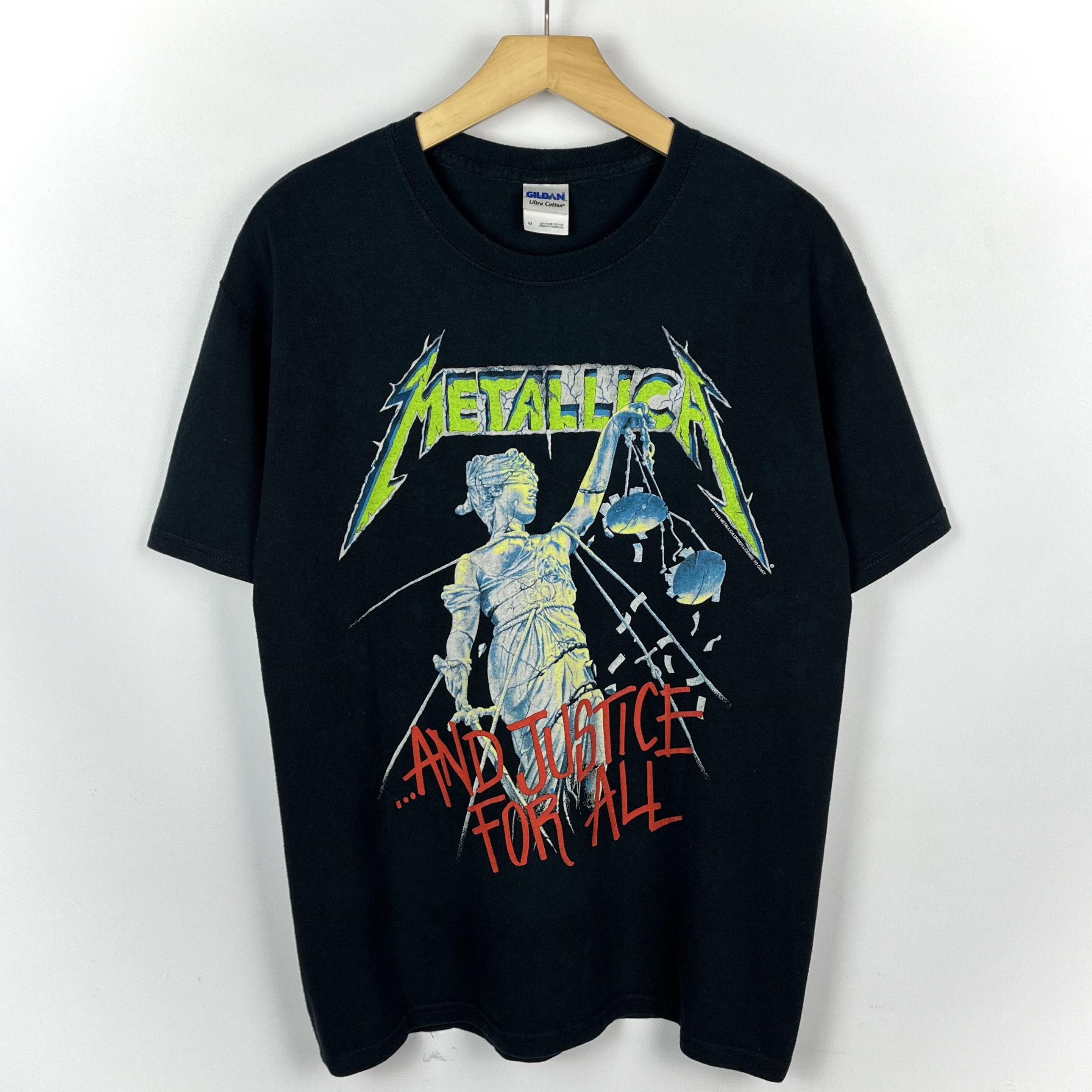 Band Tees Vintage Metallica And Justice For All Rock Band T Shirt 1994 Size US M / EU 48-50 / 2 - 1 Thumbnail