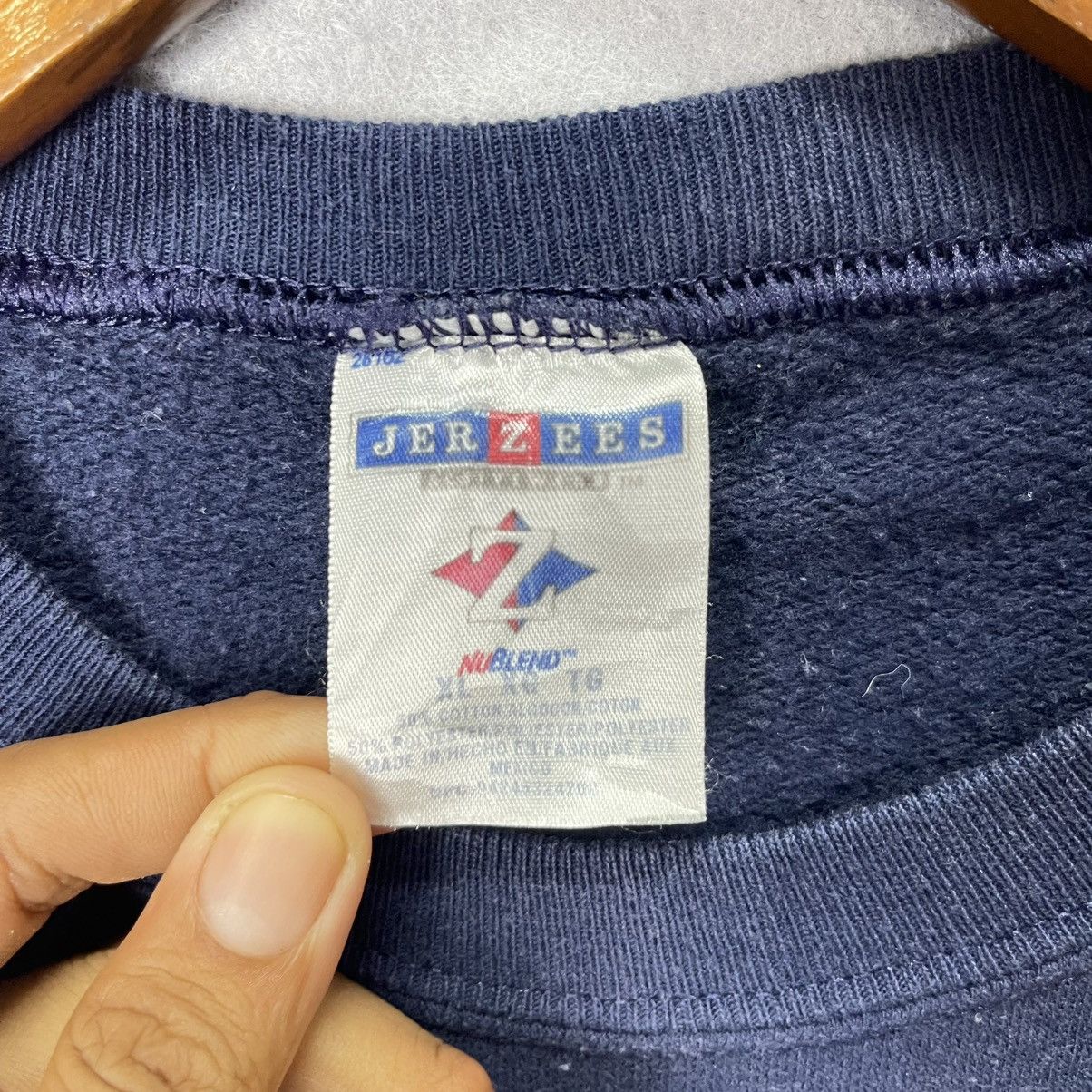 Jerzees Vintage Basketball American Tradition Sweatshirt Size US XL / EU 56 / 4 - 8 Thumbnail