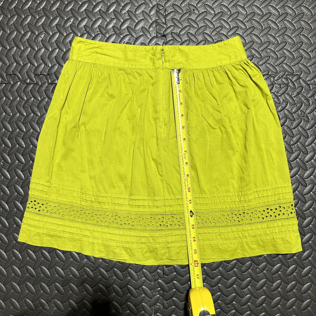 Ann Taylor × Loft Ann Taylor LOFT Eyelet Mini Skirt Women’s 0 Petites Zip 0P Size 25" / US 0 / IT 36 - 13 Thumbnail