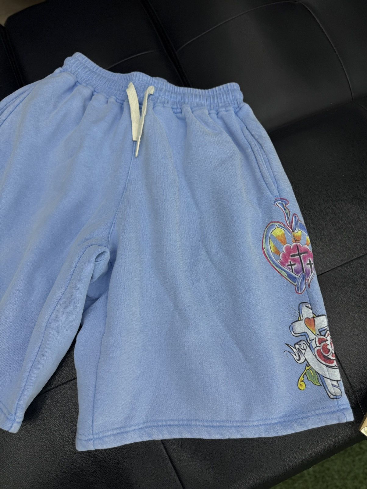 Other We Are Righteous Blue Cotton Shorts Size M (NEW) Size US 30 / EU 46 - 2 Thumbnail