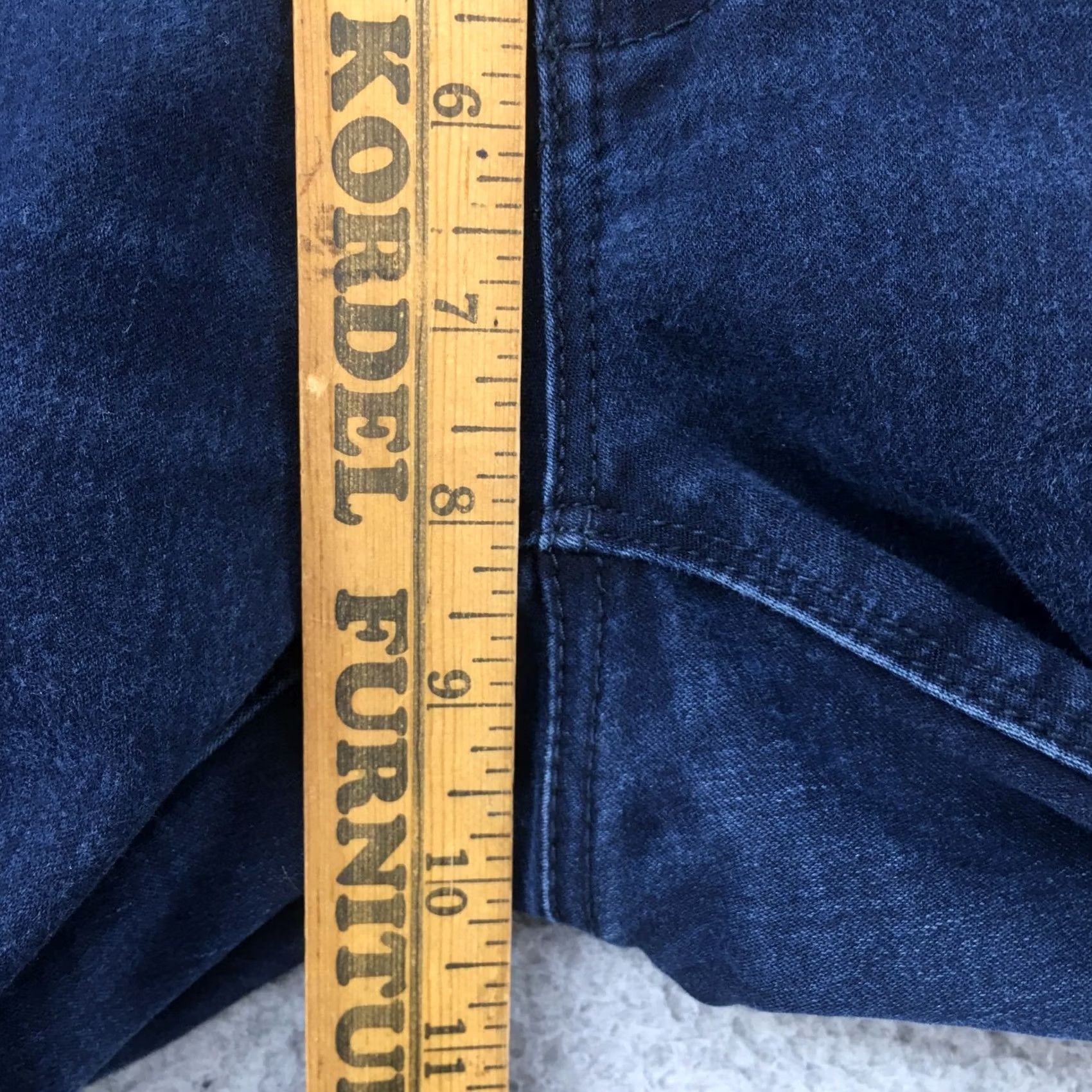 Kenneth Cole Kenneth Cole Reaction Jegging Womens 6 Blue Dark Wash Denim Mid Rise Zip Fly Jeans XS-? Size 28" / US 6 / IT 42 - 7 Thumbnail