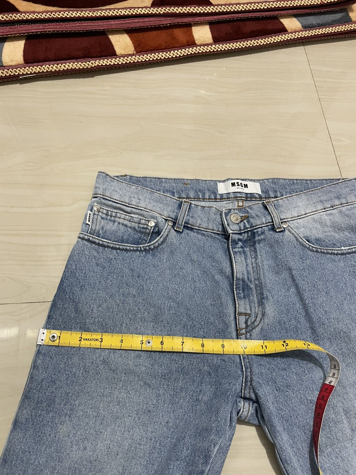 MSGM MSGM MILANO DENIM FADED DISTRESSED Size US 31 - 13 Thumbnail