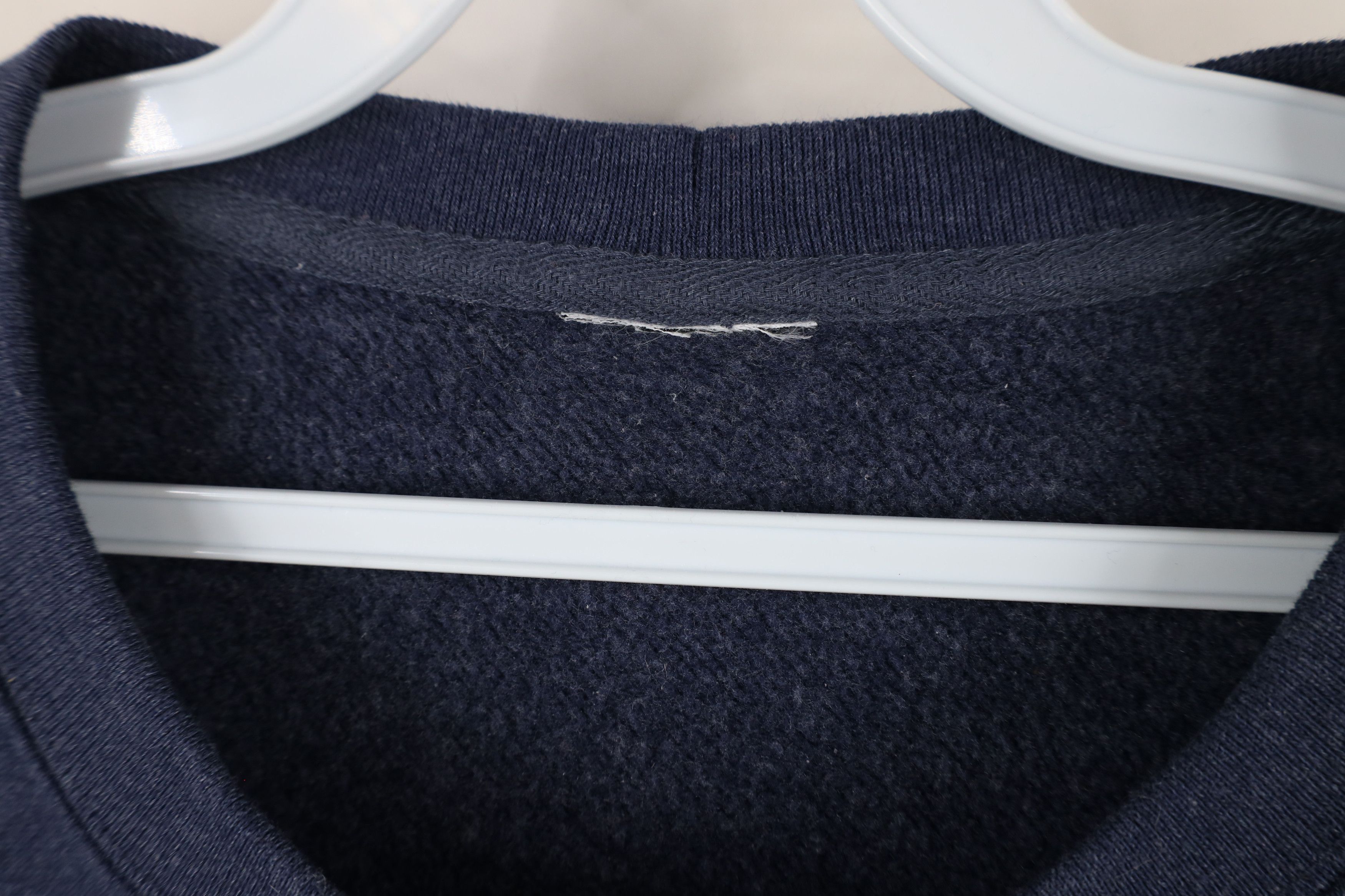 Vintage Vintage 90s Streetwear Blank Short Sleeve Sweatshirt Blue Size US L / EU 52-54 / 3 - 4 Thumbnail