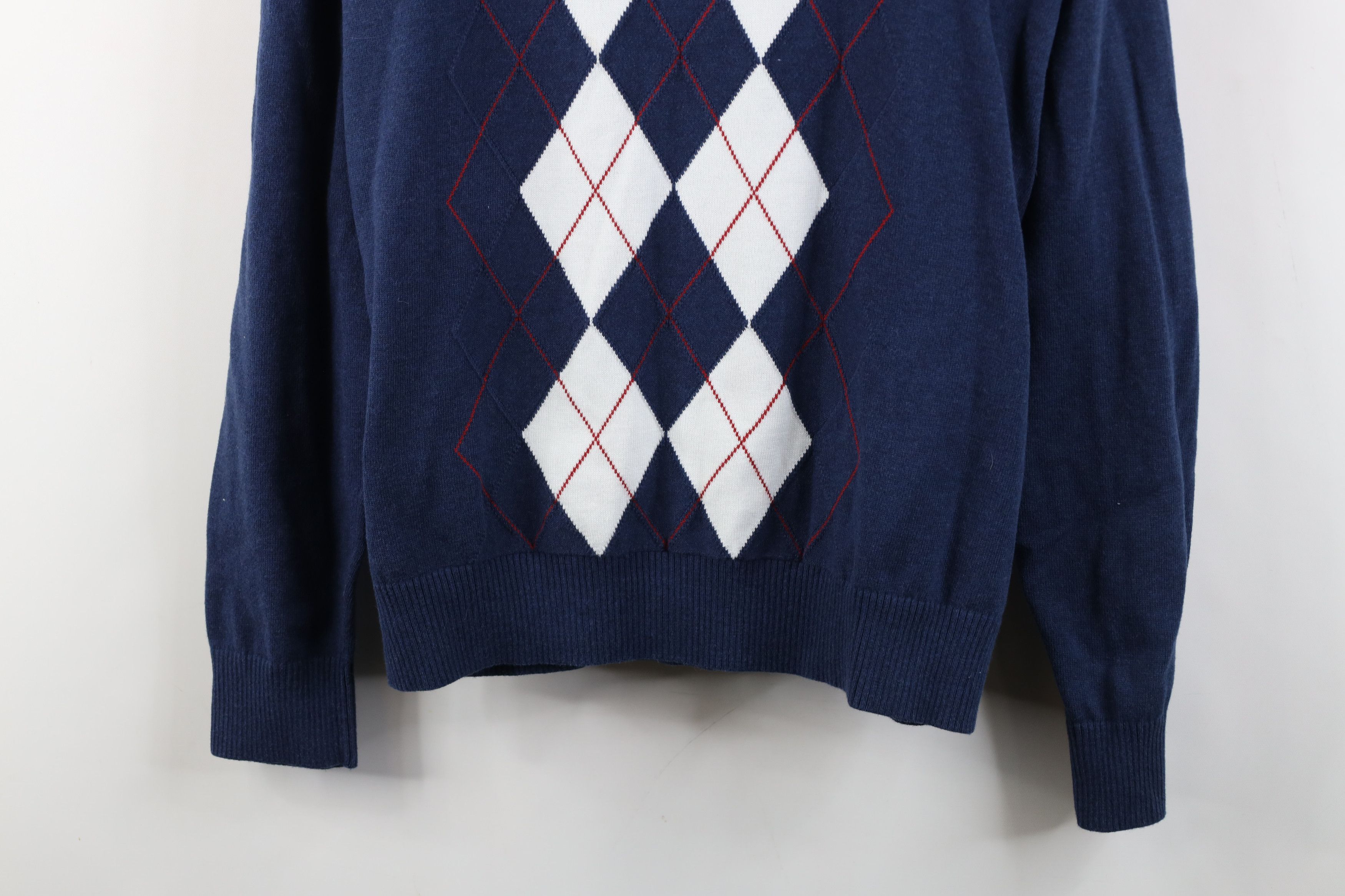 Tommy Hilfiger Vintage Y2K Tommy Hilfiger Lightweight Diamond Knit Sweater Size US M / EU 48-50 / 2 - 3 Thumbnail