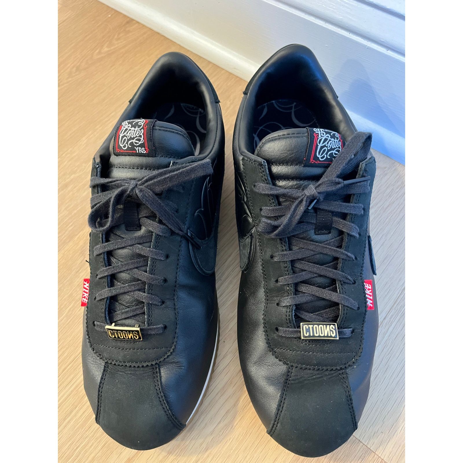 Nike Nike Cortez Mister Cartoon BlackLA tattoo US size 12 EUC Size US 12 / EU 45 - 5 Thumbnail