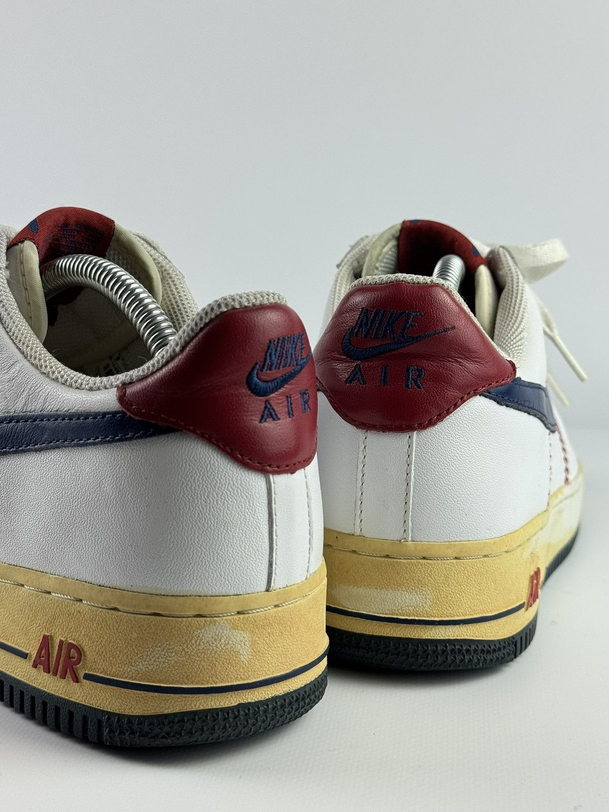 Nike Vintage 2005 Nike Air Force 1 Bean Town `Boston Red Sox’ Size US 9 / EU 42 - 8 Thumbnail