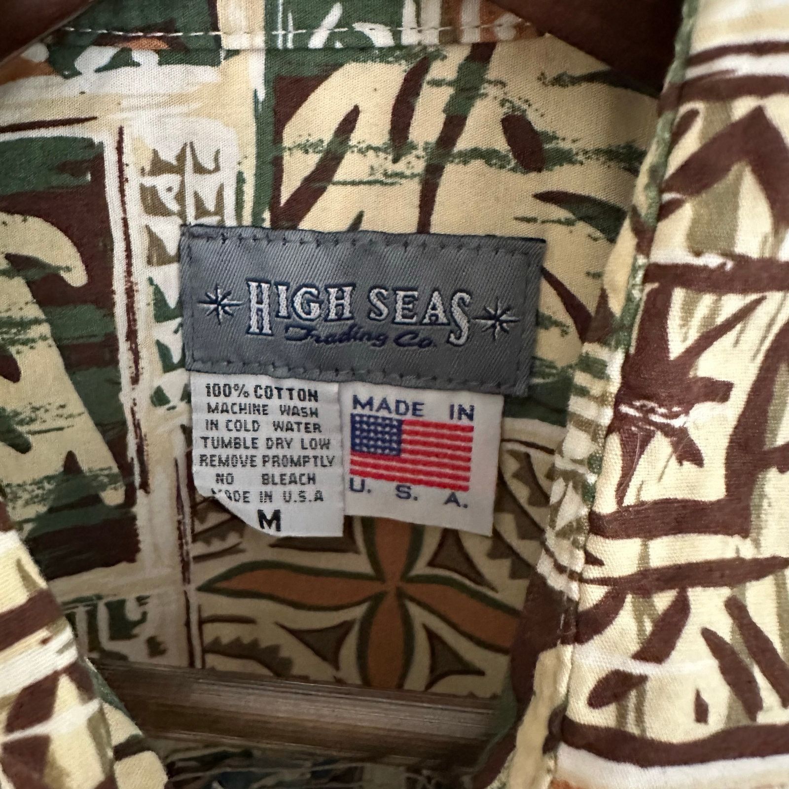 Other High Seas Trading Co Men Vintage Shirt Hawaiian Cotton M Size US M / EU 48-50 / 2 - 3 Thumbnail