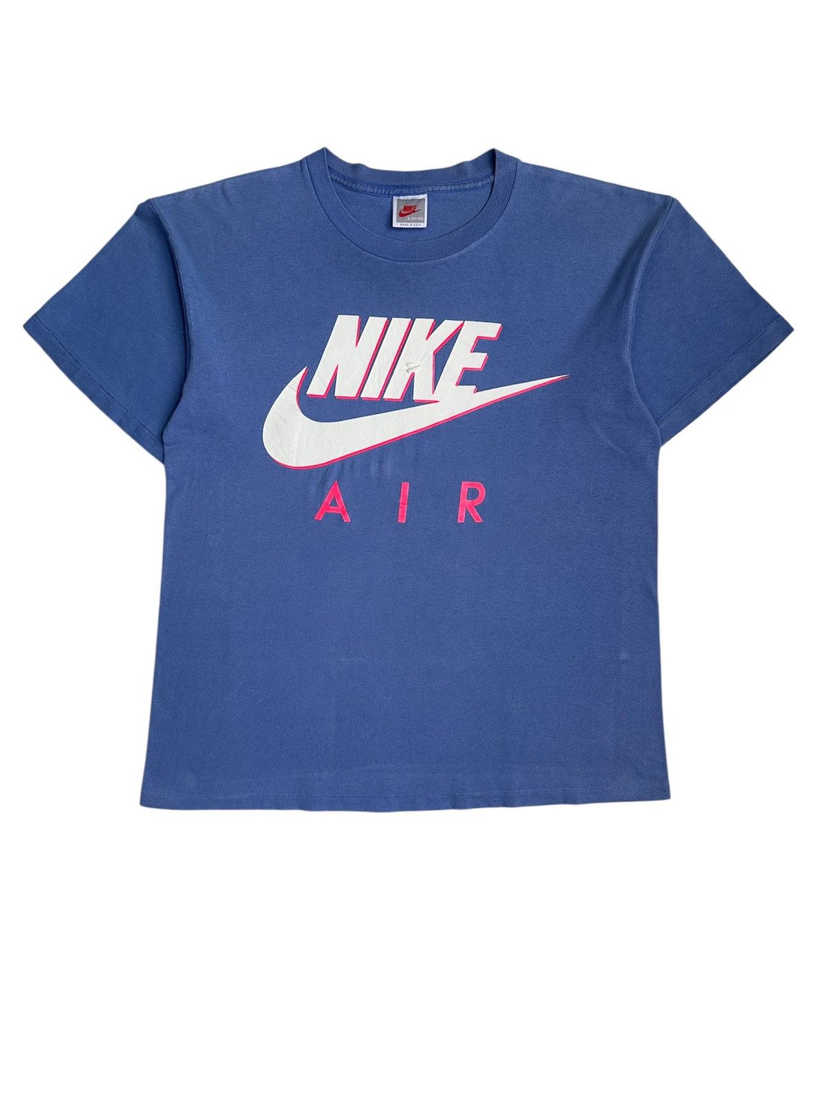 Nike Vintage 80s Nike Air T shirt Made in USA Size US L / EU 52-54 / 3 - 1 Thumbnail