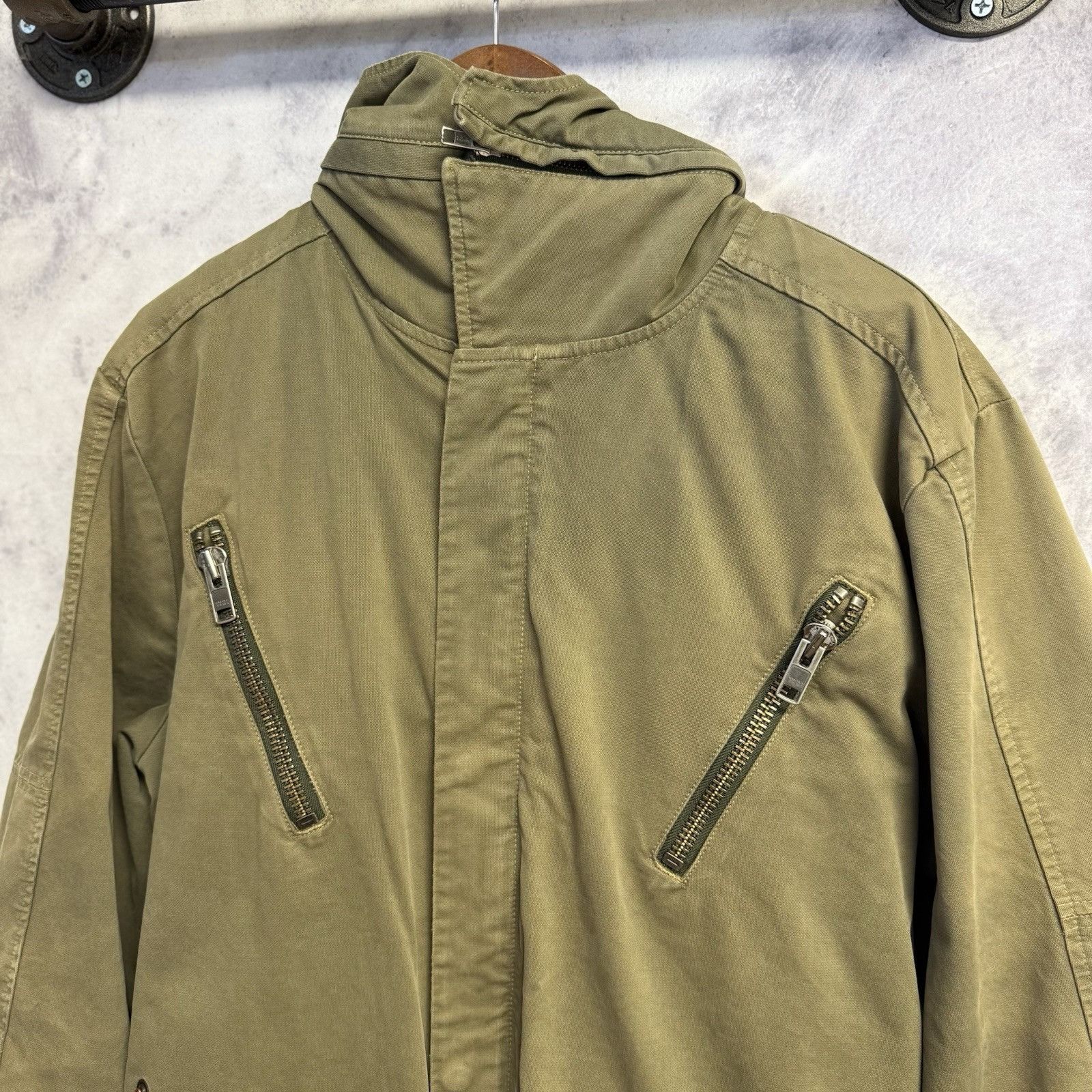 Nice Collective Nice Collective Military Field Coat Jacket Mens XL Hood Line Size US XL / EU 56 / 4 - 2 Thumbnail