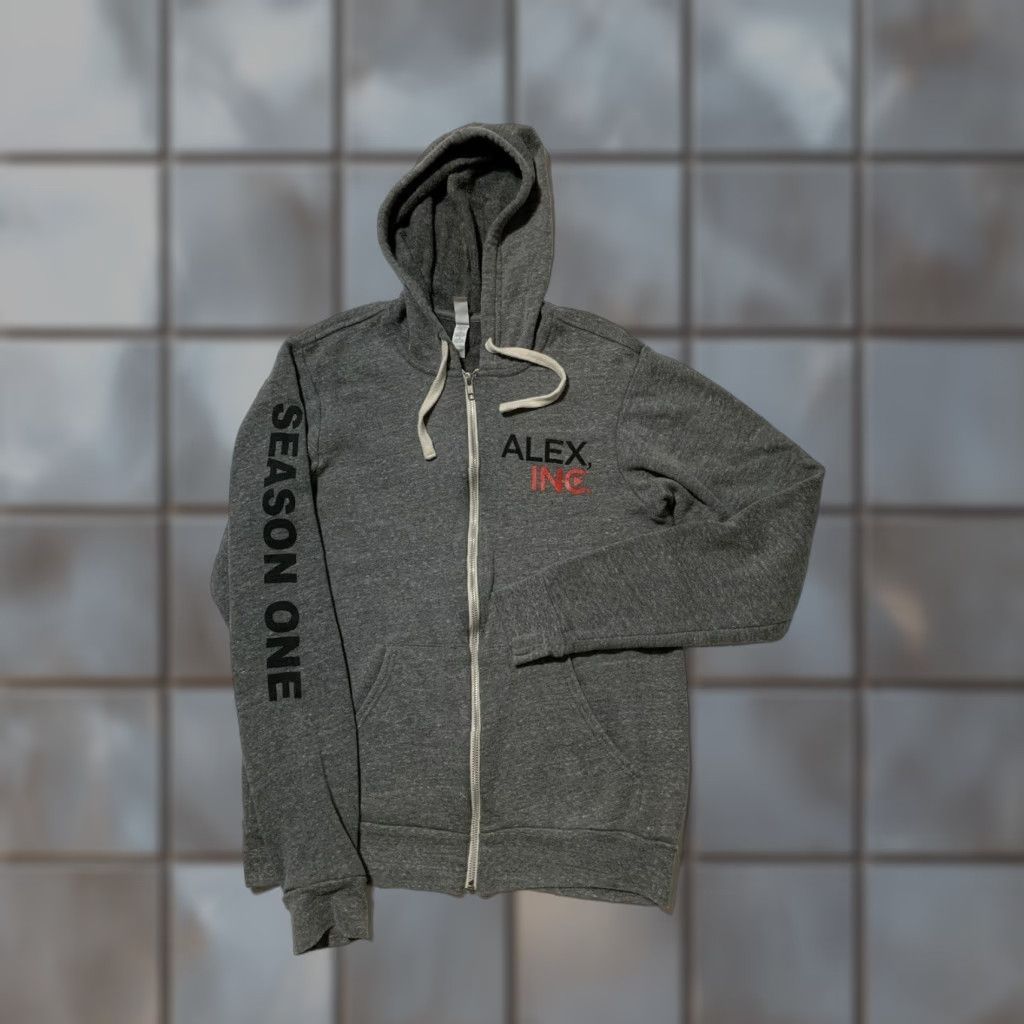 Vintage VINTAGE Alex Inc ABC Sitcom TV Series Season One Cast Crew Promo Full Zip Hoodie Sz. M Gray Mens Size US M / EU 48-50 / 2 - 1 Thumbnail