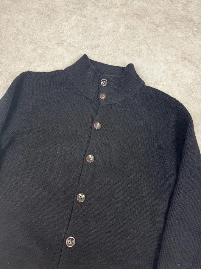 Armani 2000s Armani Black Wool Buttoned Cardigan Sweater Size US M / EU 48-50 / 2 - 5 Thumbnail
