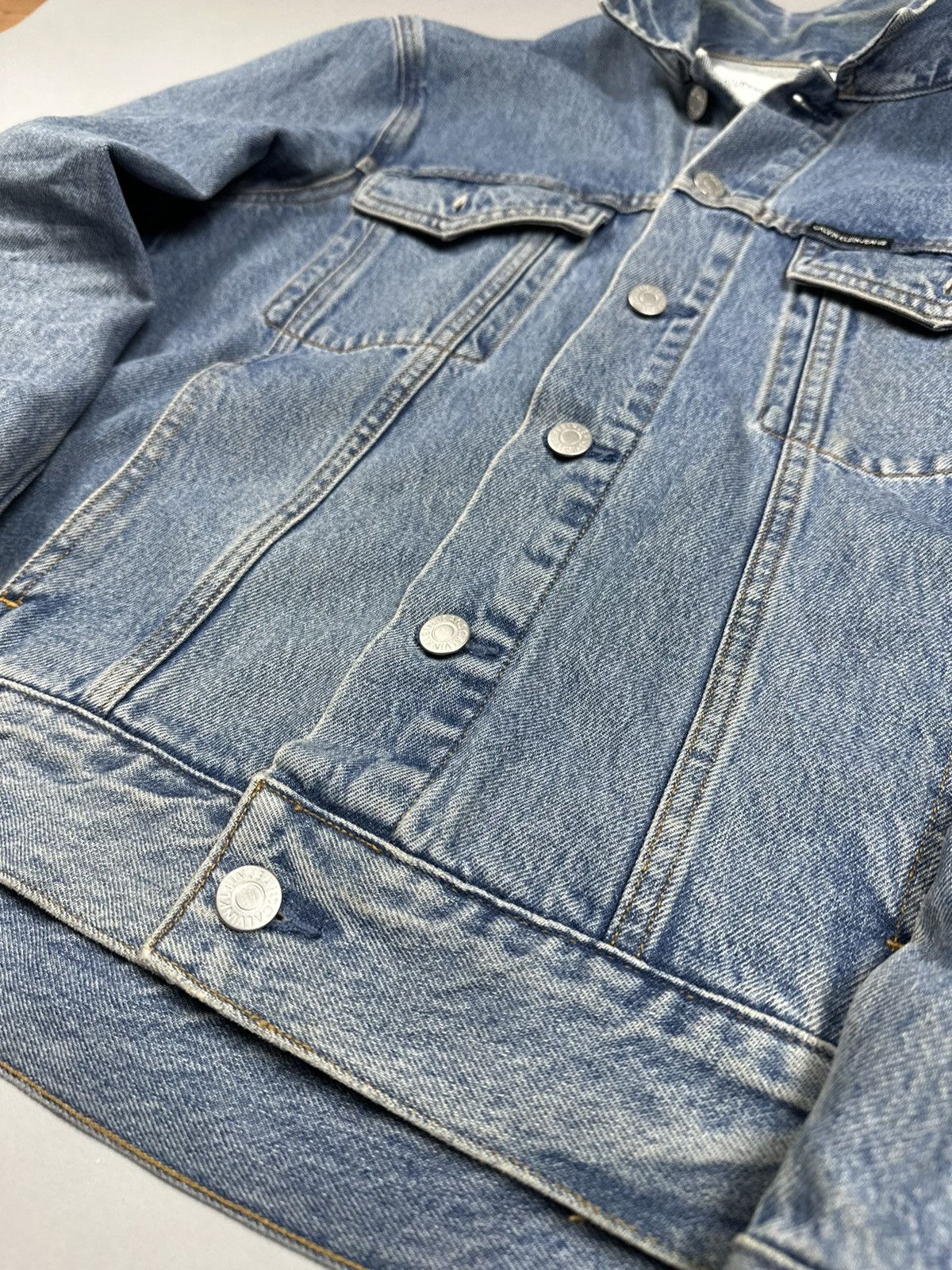Calvin Klein Calvin Klein Denim Jean Jaket Big Back Logo Size US M / EU 48-50 / 2 - 3 Thumbnail