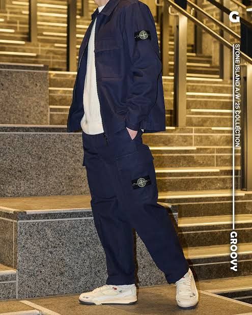 Stone Island Stone Island navy cargo pants Size US 36 / EU 52 - 1 Thumbnail