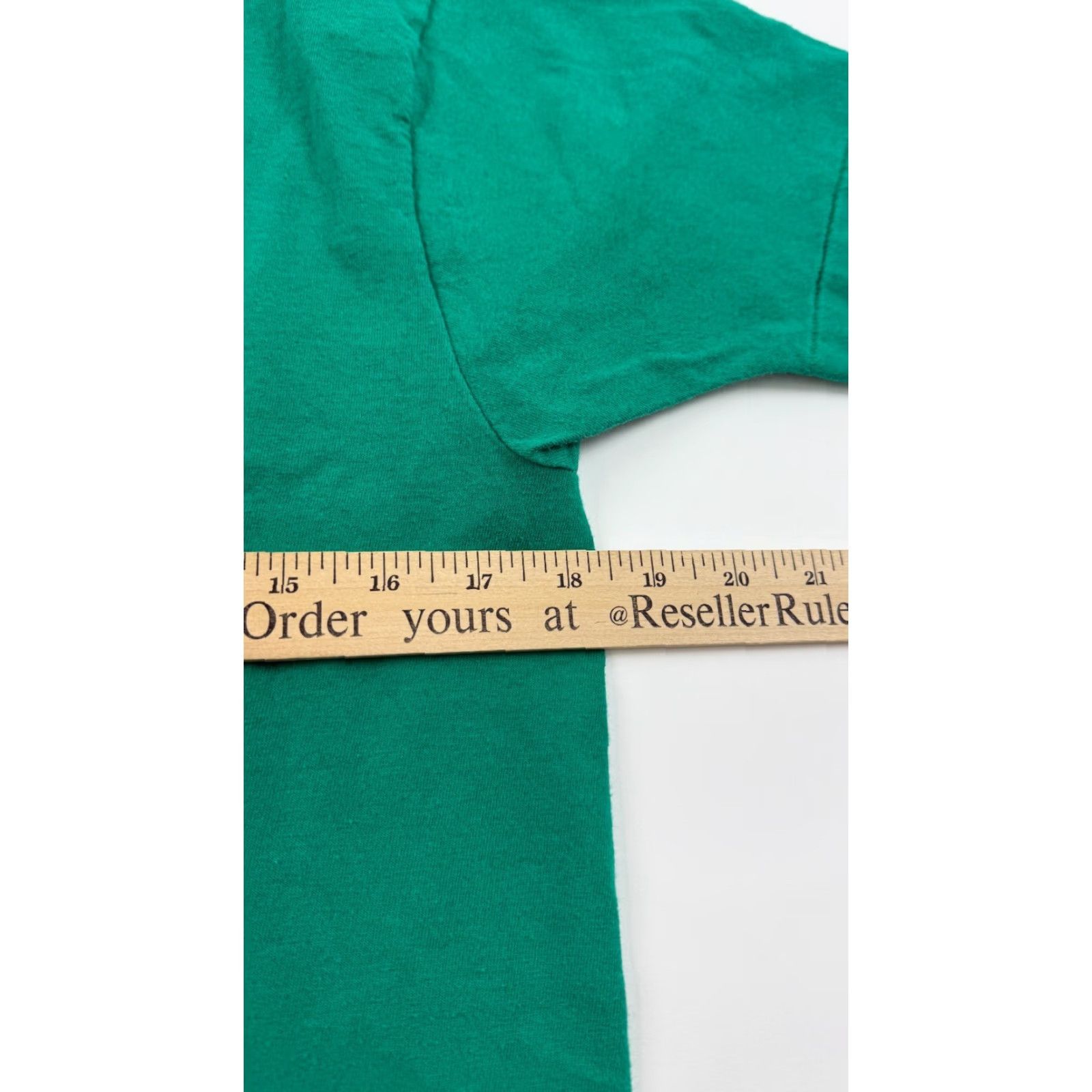 Fruit Of The Loom Fruit of the Loom Shirt Mens S Green Pocket Crew Neck USA Made Short Sleeve Cotton Size US S / EU 44-46 / 1 - 8 Thumbnail