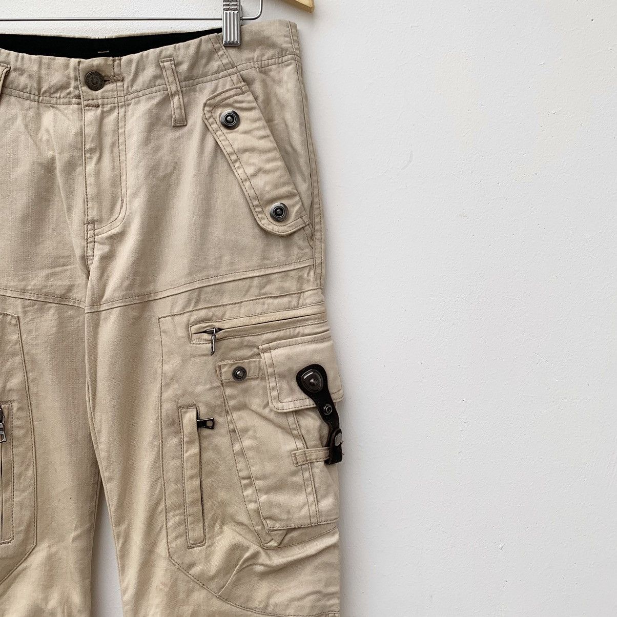 Japanese Brand × Tornado Mart Tornado Mart Cargo Flared Pants Size US 30 / EU 46 - 7 Thumbnail