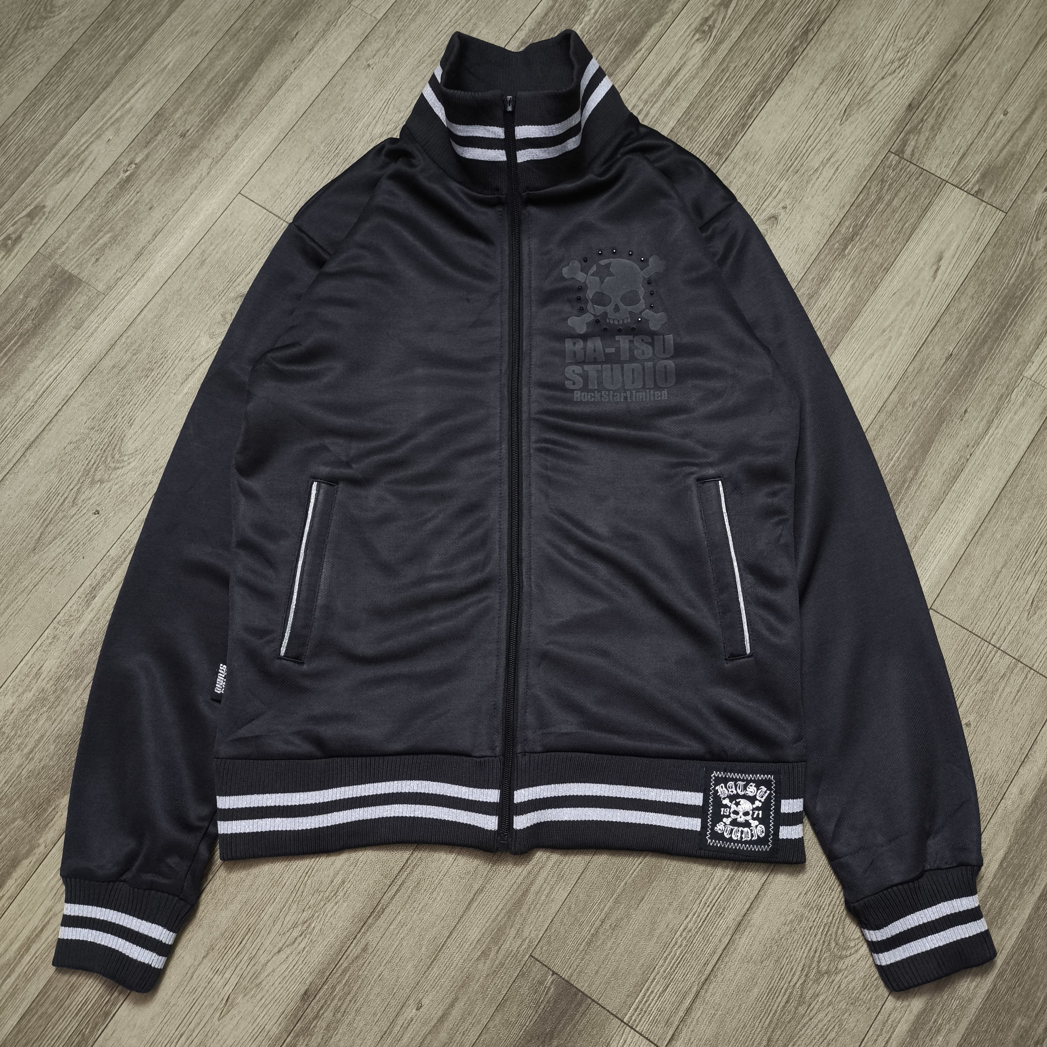 Tornado Mart Batsu Studio Skull Art Rock Stlye Zipp Jacket Size US S / EU 44-46 / 1 - 2 Thumbnail