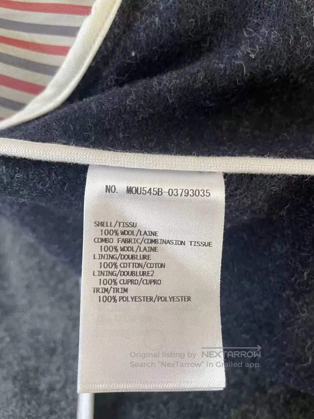 Thom Browne thom browne wool coat with unique design. Size US XS / EU 42 / 0 - 6 Thumbnail