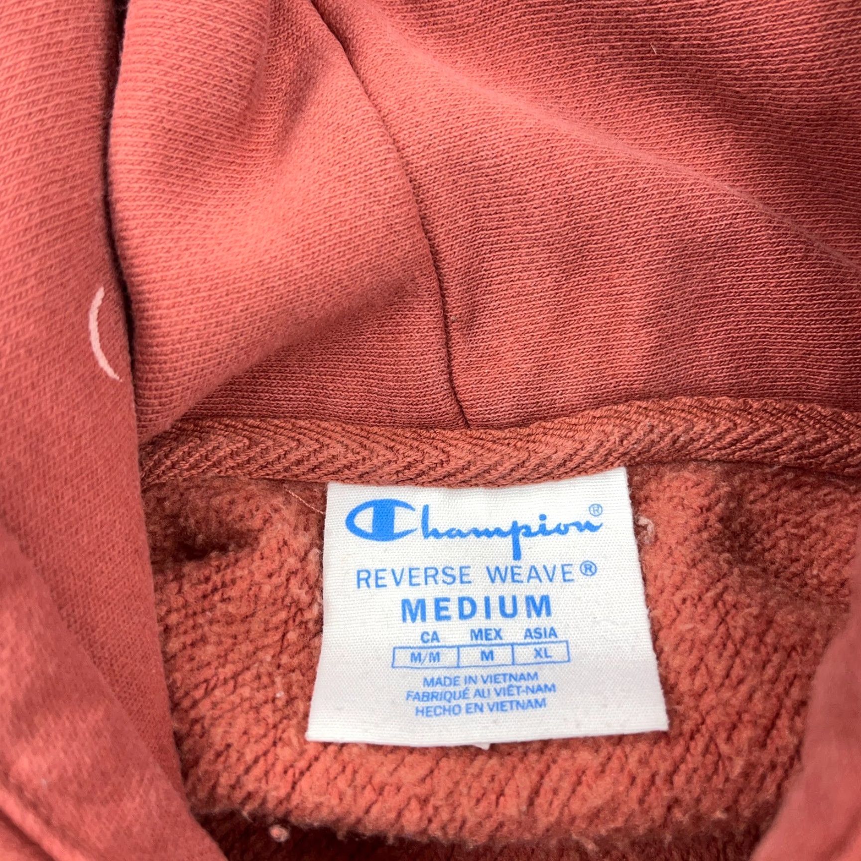 Champion Champion Hoodie Women Medium Pink Reverse Weave Sweatshirt Sweater Heavy Retro Womens Size M / US 6-8 / IT 42-44 - 2 Thumbnail