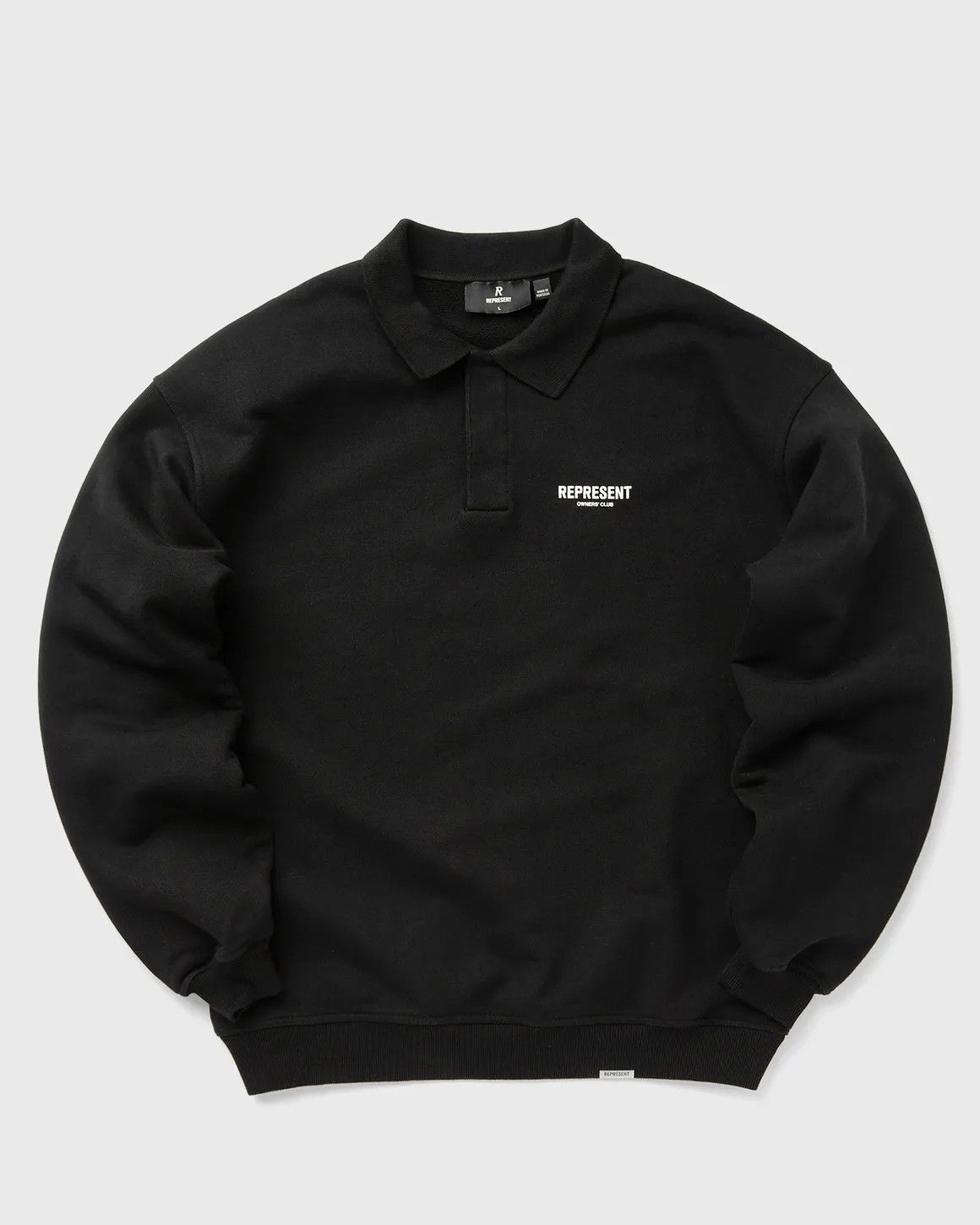 Represent Clo. REPRESENT OWNERS CLUB LS POLO SWEAT Size US XL / EU 56 / 4 - 1 Thumbnail