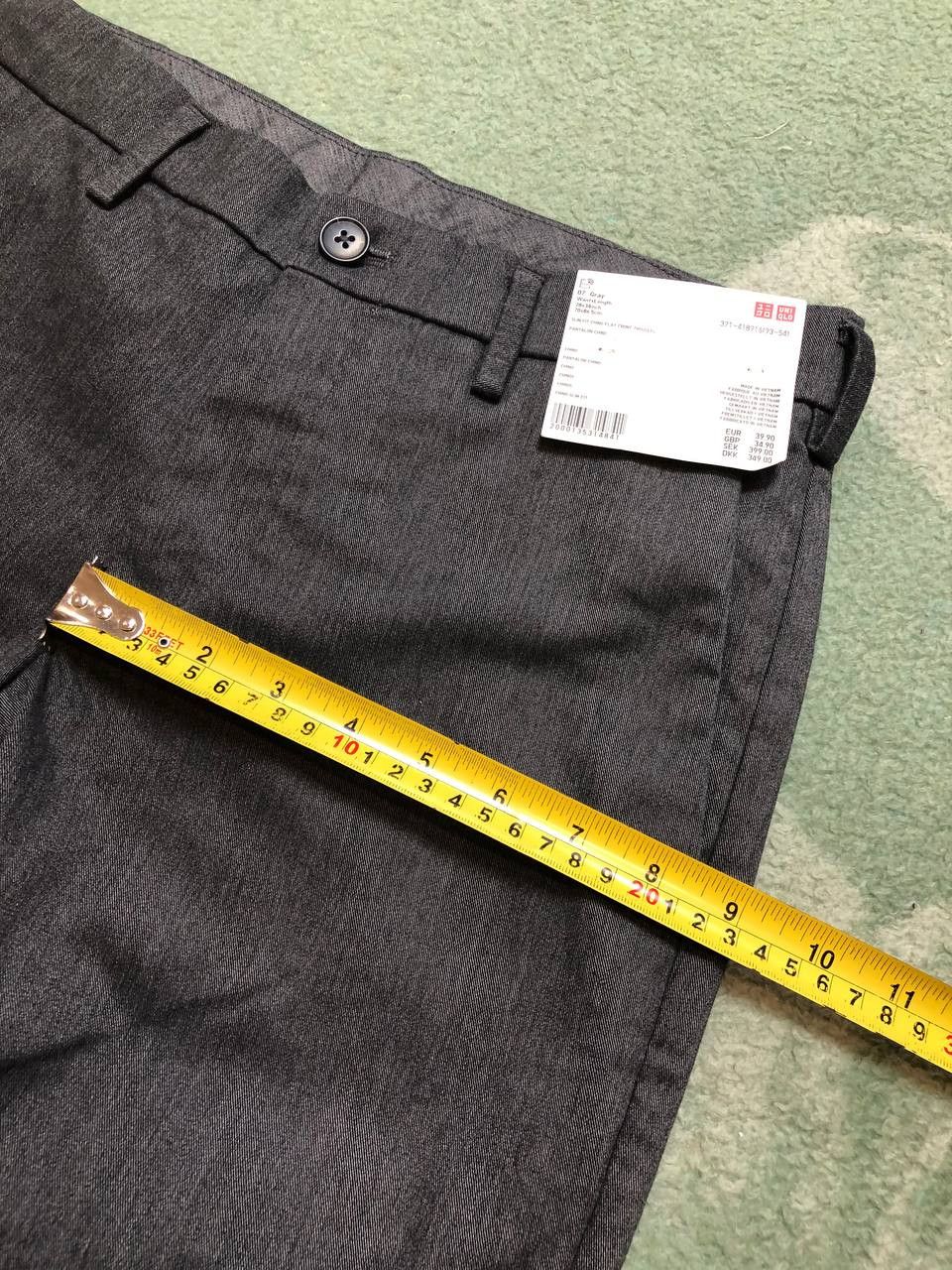 Uniqlo gray Casual pants Y2K Uniqlo streetwear vintage Size US 28 / EU 44 - 11 Thumbnail
