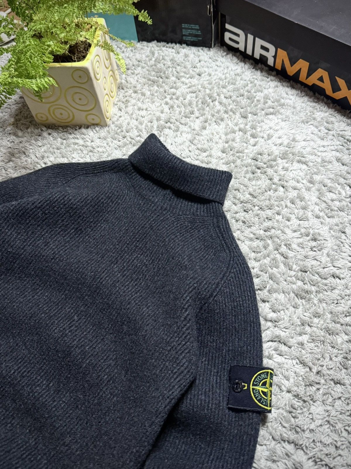 Stone Island Stone Island Sweater Rare Drip Drill Logo Itali Streetwear Size US S / EU 44-46 / 1 - 3 Thumbnail