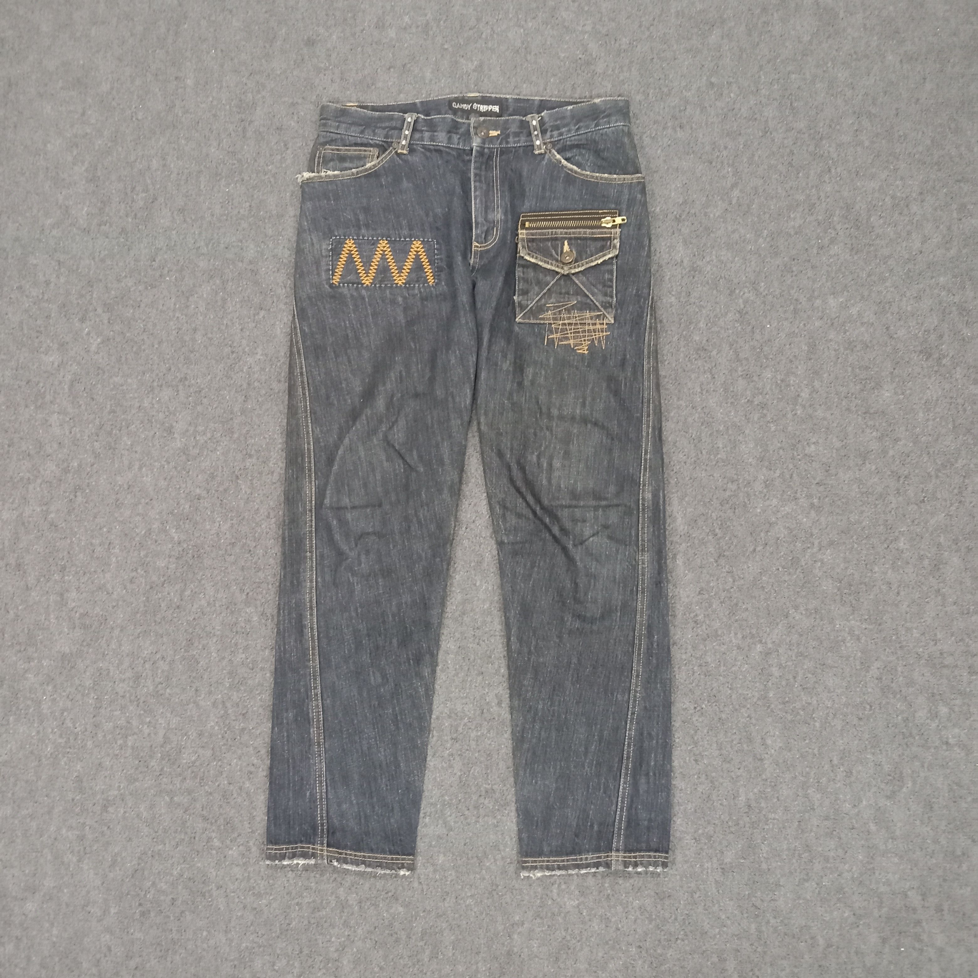 Candy Stripper Nice Pocket Design Denim Jeans