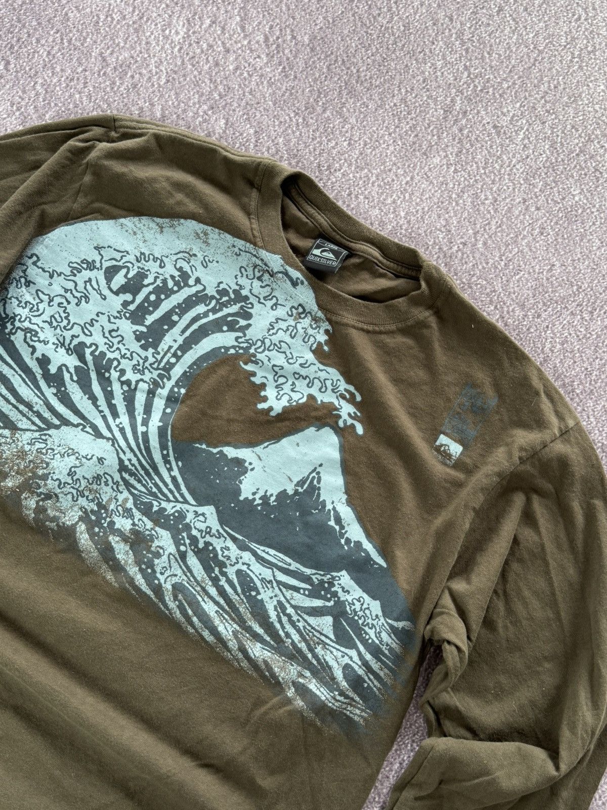 Quiksilver Rare Vintage 90s Brown Quicksilver Long Sleeve Size US L / EU 52-54 / 3 - 6 Thumbnail