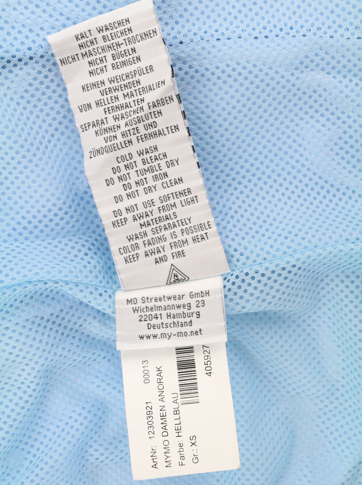 Other XS Light Blue Hooded Drawstring Parka 87992 Size XS / US 0-2 / IT 36-38 - 10 Thumbnail