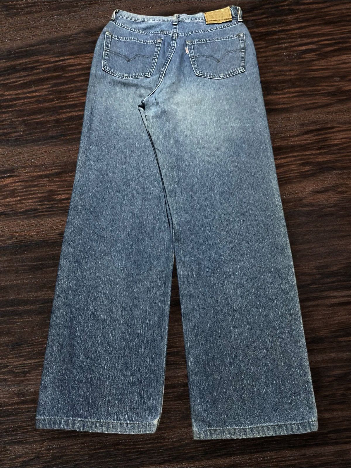 Levi's Vintage Levis 509 Japan White Tab Distressed Loose Jeans Size US 26 / EU 42 - 2 Thumbnail