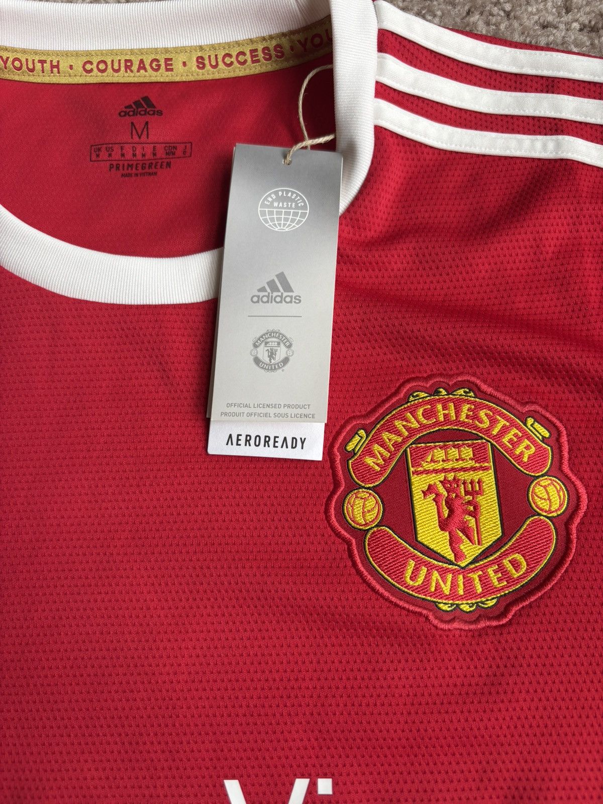 Adidas Adidas Manchester United 21’–22 Home Jersey Replica (H31447) Size US M / EU 48-50 / 2 - 7 Thumbnail