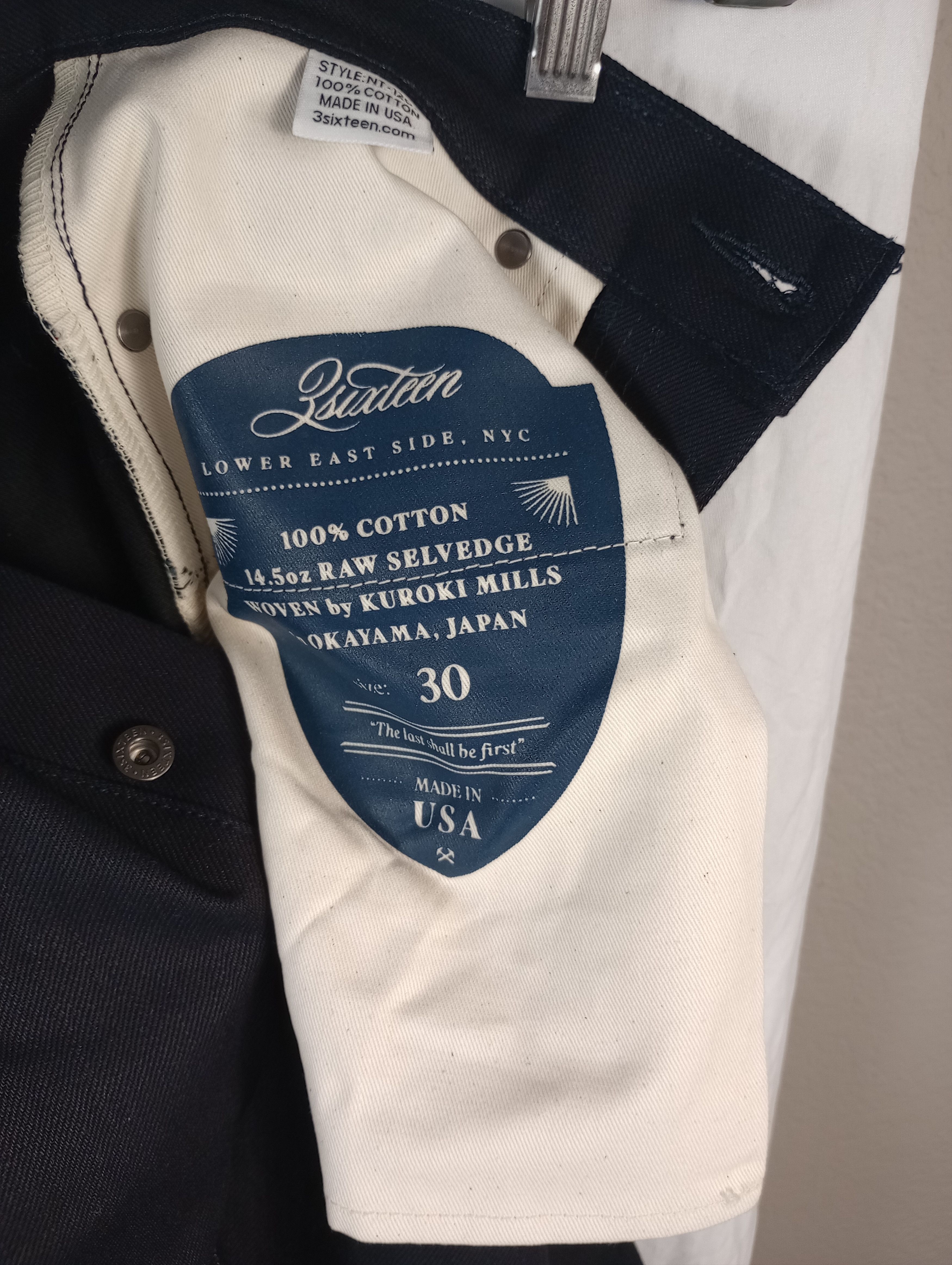 3sixteen NT⁠-⁠120x Narrow Tapered ⁠Jeans Size US 30 / EU 46 - 4 Thumbnail