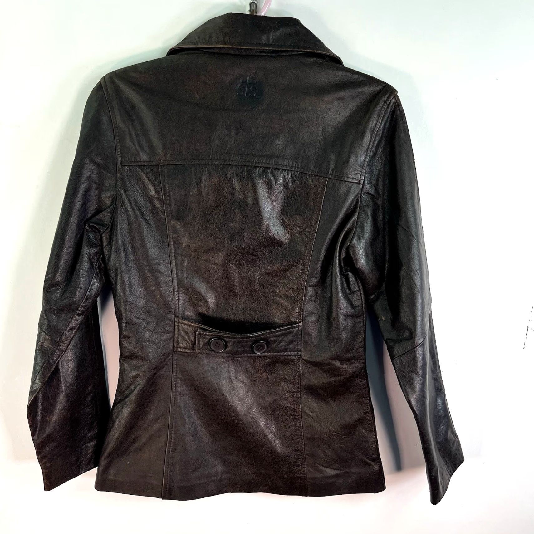 Vintage STS Ranch Wear Tell Texas Selah 100% Leather Jacket Womens XS Brown Jacket Womens XS Brown Western Classic Pockets Collared Vintage No (adjusted) Size XS / US 0-2 / IT 36-38 - 6 Thumbnail