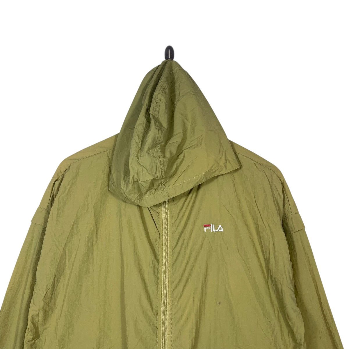 Fila Fila Hooded Longline Parka Jacket Olive Utility Full Zip Size US L / EU 52-54 / 3 - 2 Thumbnail