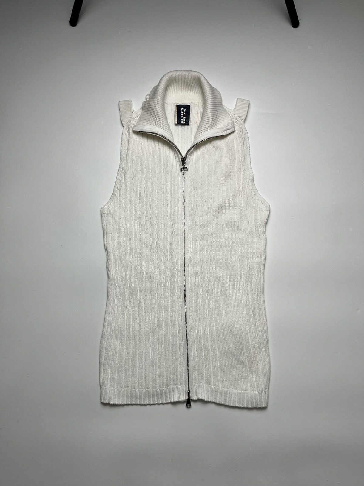 Jean Paul Gaultier Jean Paul Gaultier Sexualite Cardigan Sleeveless Zip Up Size M / US 6-8 / IT 42-44 - 1 Thumbnail